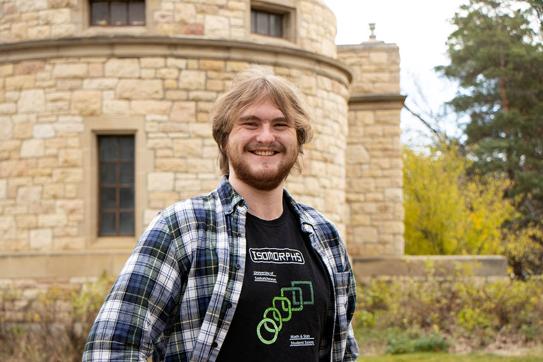 College of Arts and Science graduand Cole Dutchyn will be presented with the University Medal in the Sciences at USask Fall Convocation on Nov. 12. (Photo: Kristen McEwen)
