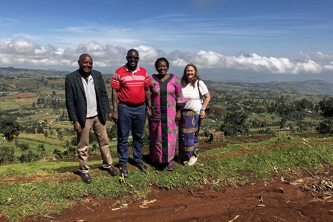 The team in Uganda visiting the Benet community that is participating in the study. (Photo: Submitted)
