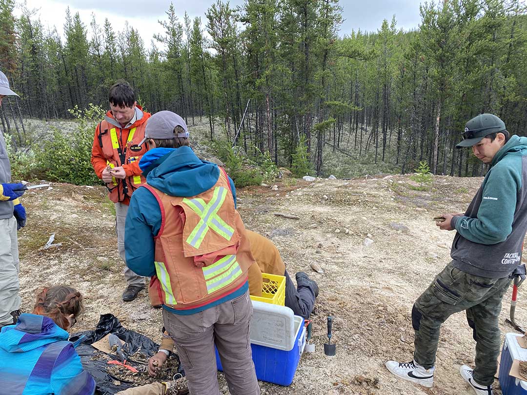 Mackenzie Burnett at Wheeler River project site in northern Saskatchewan (photo: submitted)