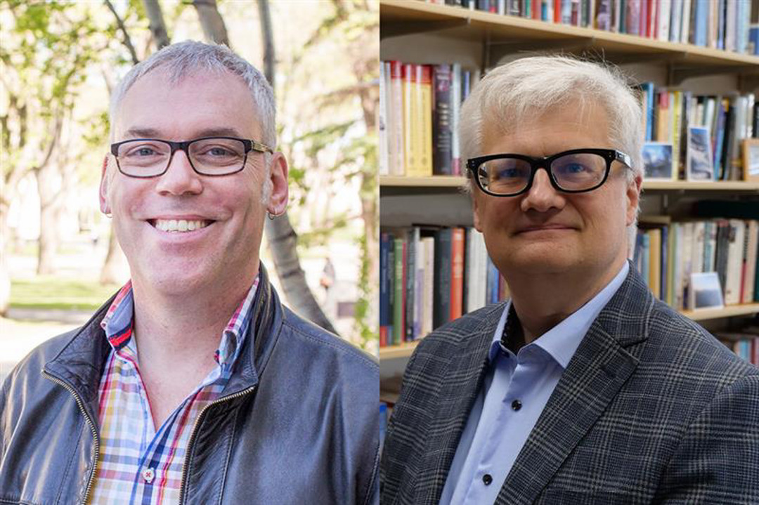 Dr. Clinton Westman (PhD) and Dr. Matthew Neufeld (PhD) have received Fulbright Canada research placements. (Photos: Supplied/Matt Olson)