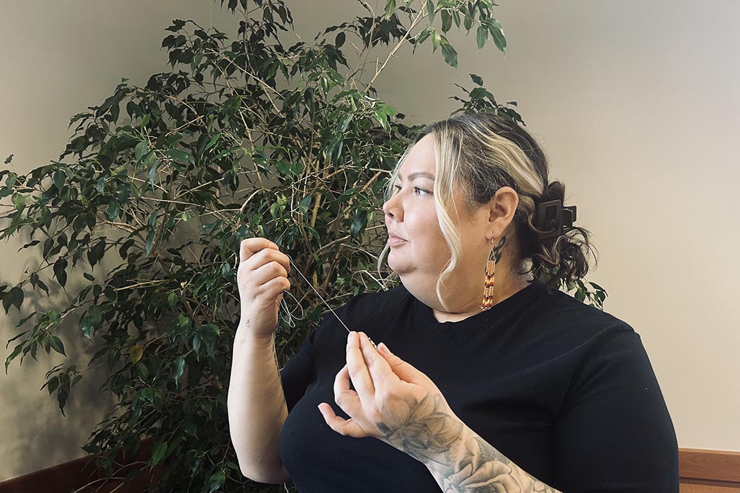 Jusinda Rosenkerr is the Indigenous wellness counsellor at the University of Saskatchewan (USask). (Photo: Kyla Organ) 