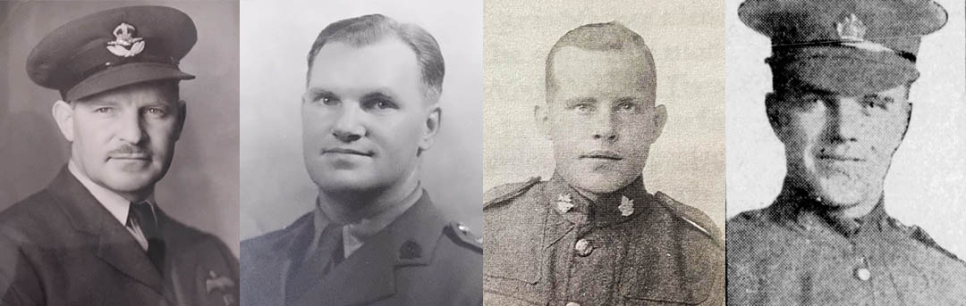 Squadron Leader Ernie McNab (fifth from right) and his fellow pilots from No.1 Squadron RCAF with one of their Hawker Hurricanes in Scotland on Oct 30, 1940. (Photo: Imperial War Museum)