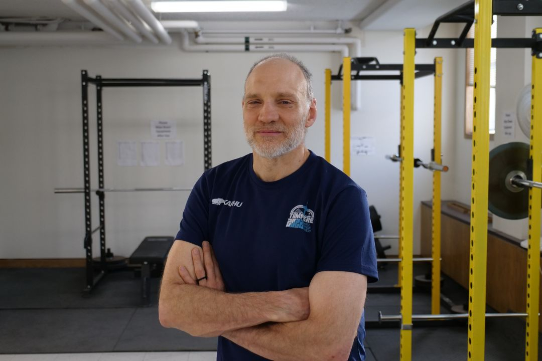 Dr. Phil Chilibeck (PhD), a professor at the USask College of Kinesiology, in his lab and gym space at USask. (Photo: Submitted) 