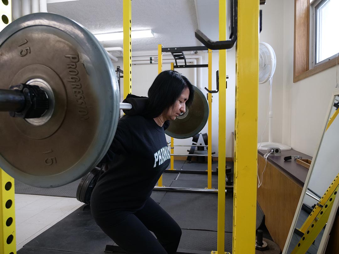 Dr. Phil Chilibeck (PhD), a professor at the USask College of Kinesiology, in his lab and gym space at USask. (Photo: Submitted) 