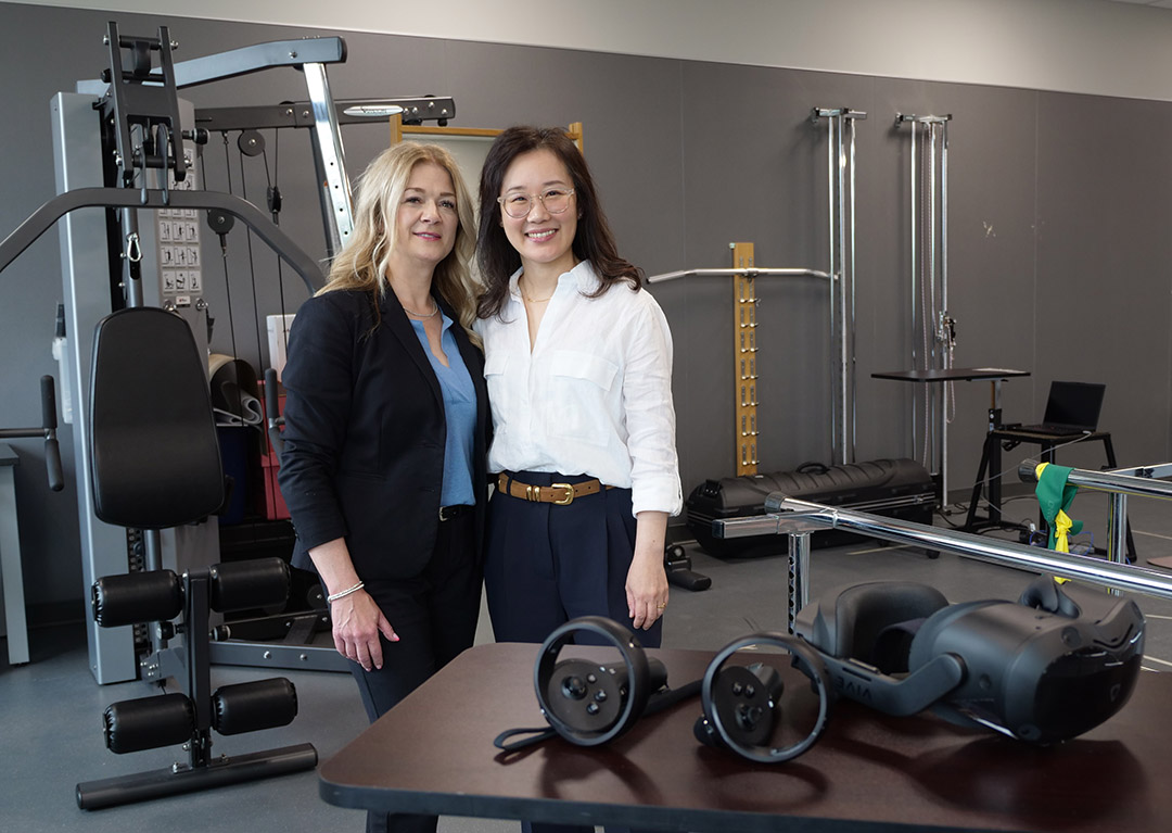 The research team led Dr. Soo Kim (PhD) and Dr. Stacey Lovo (PhD) will co-create multiple VR resources with Indigenous youths. (Photo: Matt Olson) 