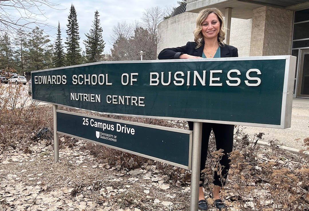 Brandy Mackintosh is an associate professor in the Edwards School of Business at USask. (Photo: Submitted)