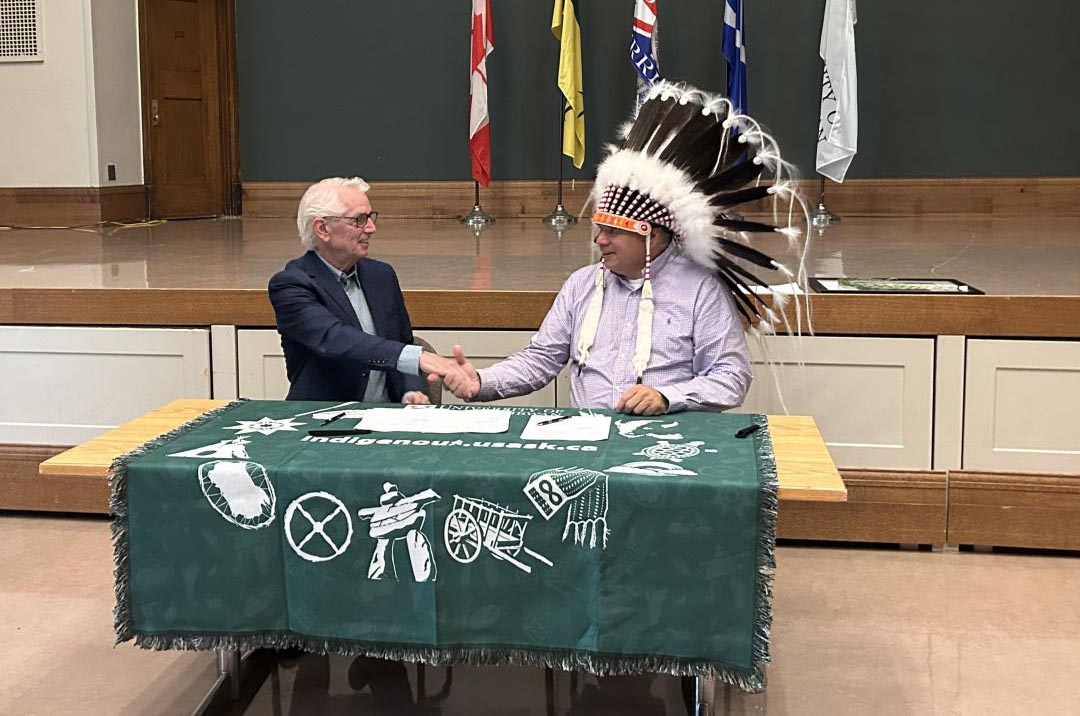 President Peter Stoicheff is beginning his 10th year addressing convocation ceremonies as president of the University of Saskatchewan. (Photo: David Stobbe)