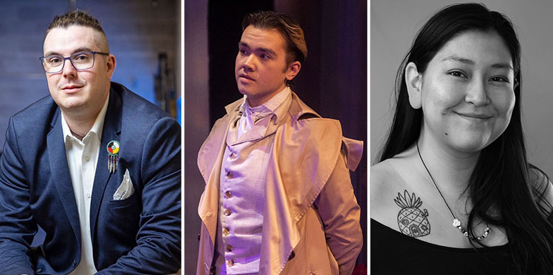A delegation led by USask associate professor of drama Deneh’Cho Thompson traveled to Korea in March to kick off the R:LINK musical collaboration. USask graduate Leze Pewapsconias was among the performers at the event. (Photos: Submitted)