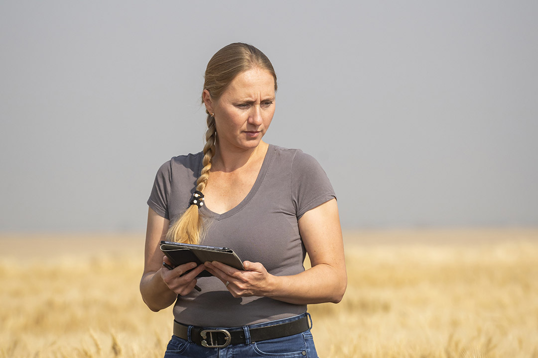 Dr. Valentyna Klymiuk's (PhD) research will connect discovery research, gene bank exploration, genomics, and breeding. (Photo: Chris Hendrickson)