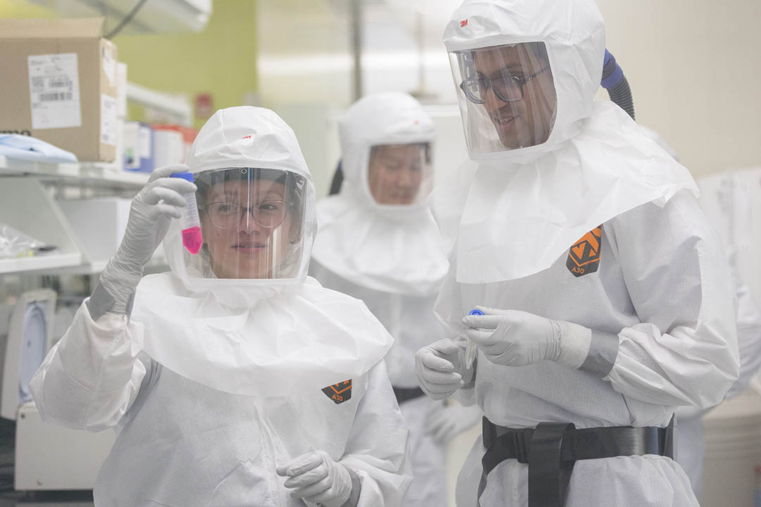 World-leading research infrastructure at the Vaccine and Infectious Disease Organization includes more than 30 research laboratories, over 40 animal rooms, a 65-hectare research station for large animal studies, and a vaccine manufacturing facility capable of containing high-risk pathogens. (Photo: VIDO)