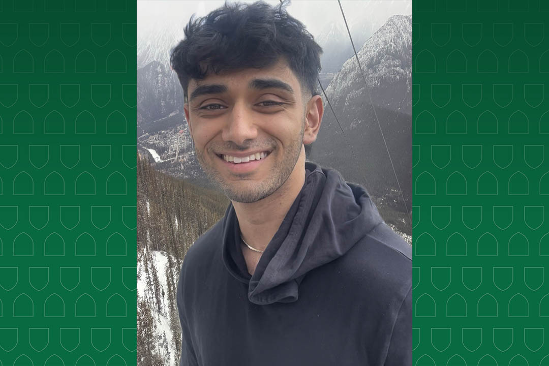 Vinesh Rao will be graduating at the 2025 USask Spring Convocation as the most distinguished social sciences graduate. (Photo: Submitted)
