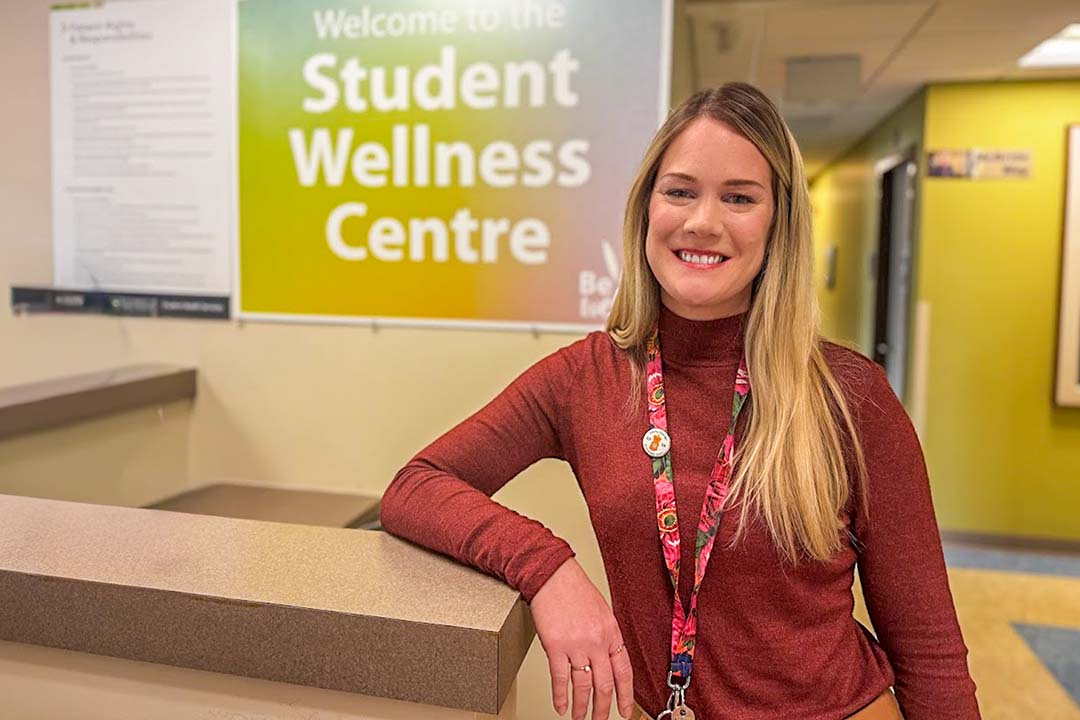 Amy Pickering is a registered dietitian in the Student Wellness Centre at the University of Saskatchewan. (Photo: Alex Brown)