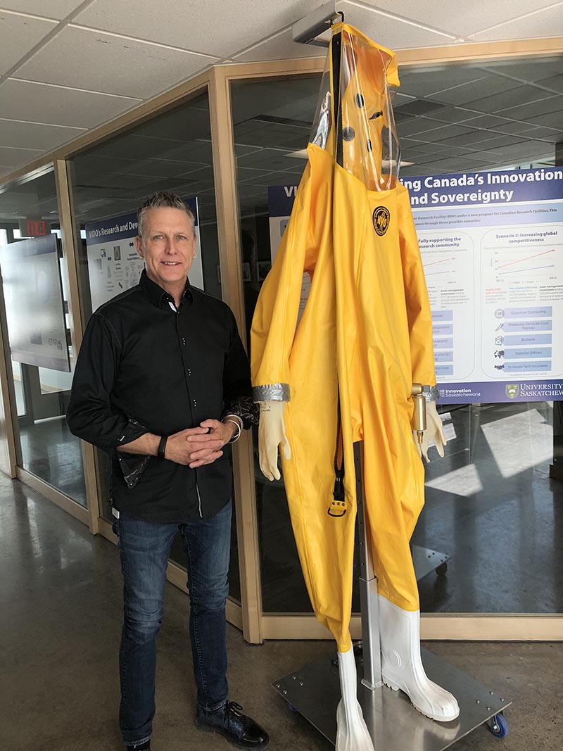Cam Ewart is the Director of Facilities with the Vaccine and Infectious Disease Organization at the University of Saskatchewan. (Photo: James Shewaga)