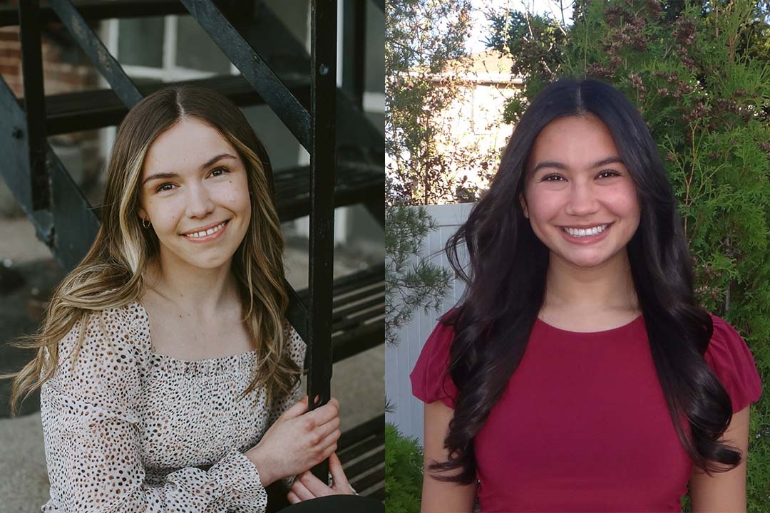 From left: Ava Radics and Kate Jarotski. (Photos: Submitted)