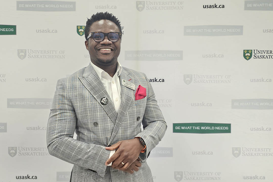 Dr. Kwabena Nketia (PhD) is an assistant professor in USask’s College of Agriculture and Bioresources. (Photo: Submitted)