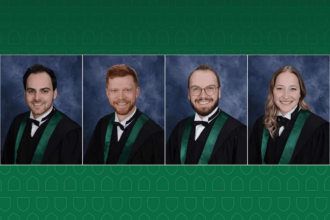 Drs. Eriq Marleau (MD), Alex Moyer (MD), Adam Magnus (MD), and Zoey Bourgeois (MD)