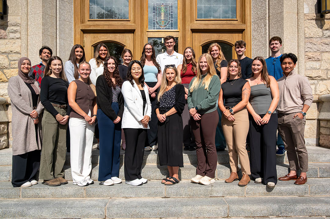 USask’s Master of Physician Assistant Studies (MPAS) program is the first of its kind in Saskatchewan and one of only six physician assistant training programs in Canada. Pictured is the inaugural cohort of students who started the program in fall 2025. 