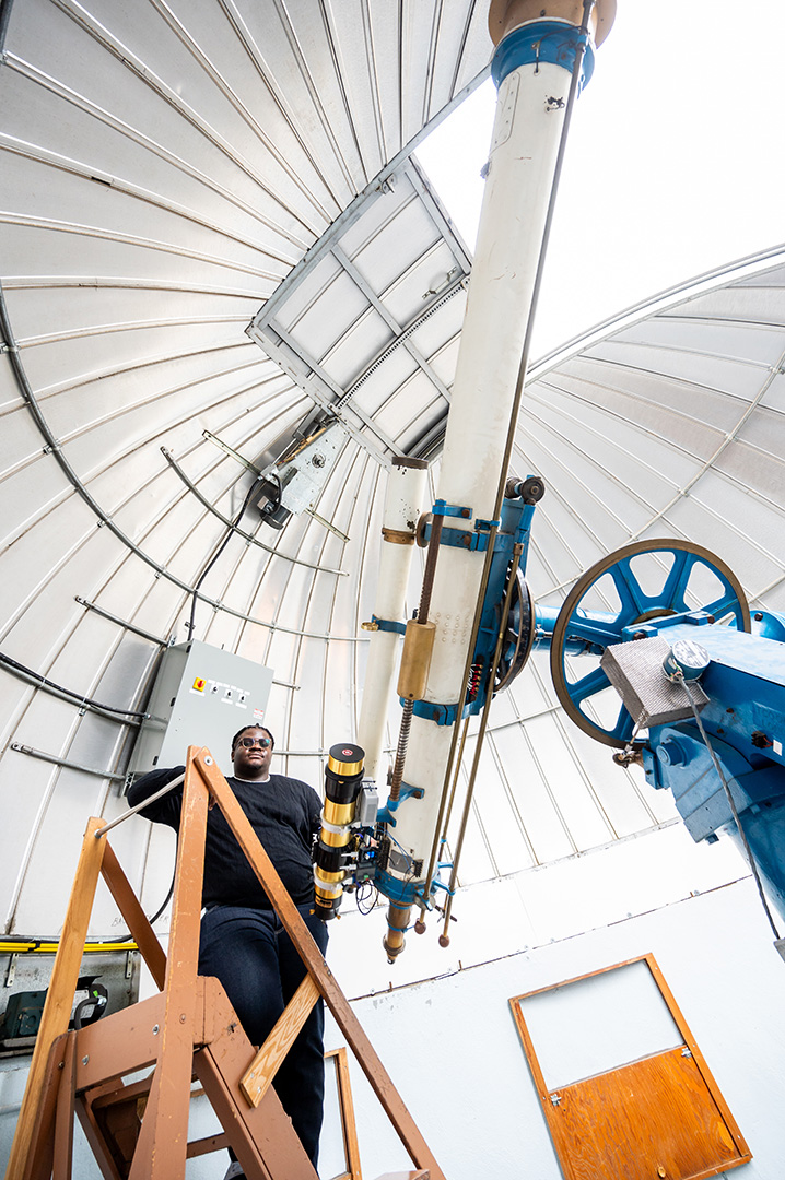 Osebi Daudu will be graduating with his Bachelor of Science (Honours) degree in Physics with a specialization in Materials Science, with a Certificate in Astronomy and a minor in Mathematics. (Matt Smith/University of Saskatchewan)