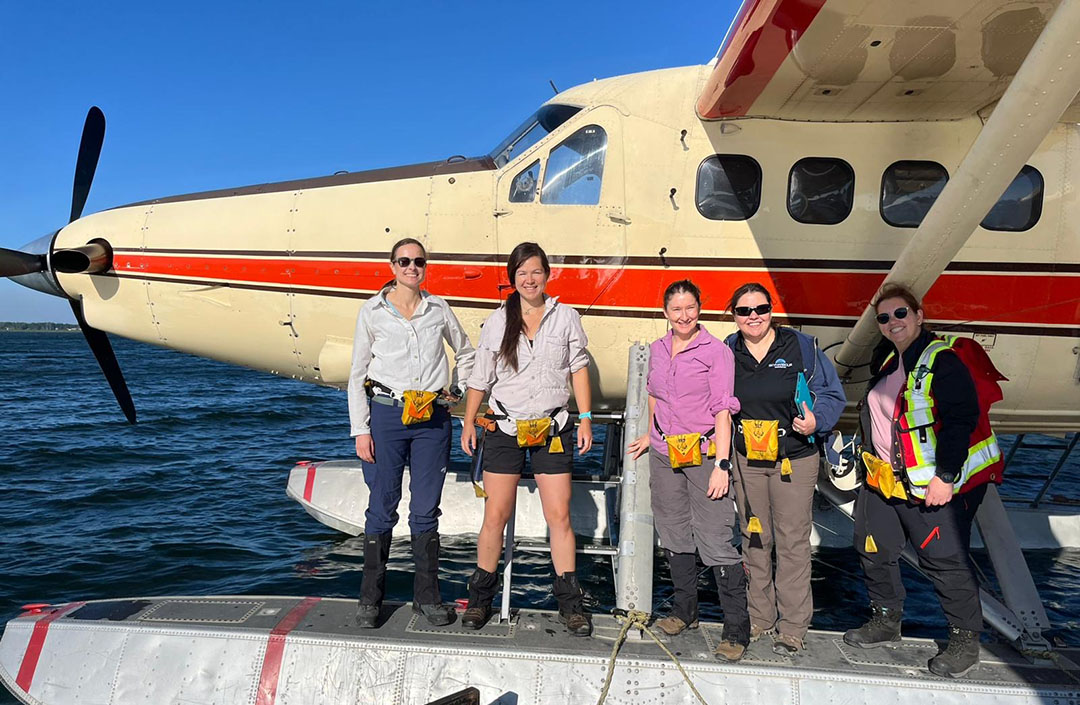 Postdoctoral fellows from Dr. Camille Partin’s (PhD) research group investigating critical minerals hosted in pegmatite intrusions in northern Saskatchewan. 