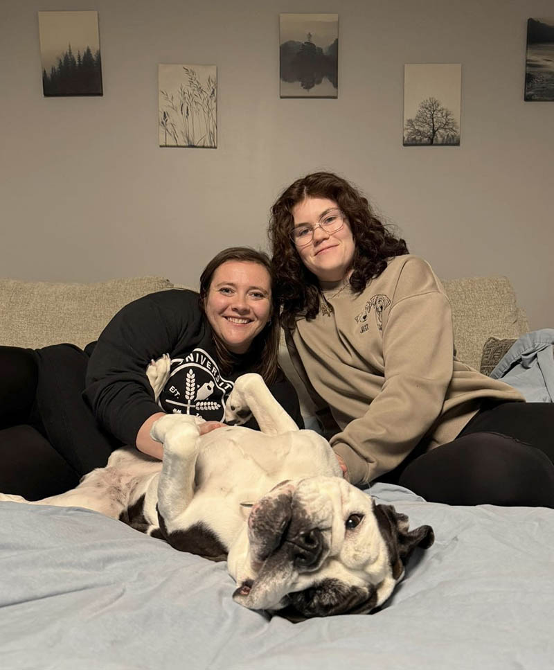 The PAWsitive Support Program team features graduate students, program staff, and USask and U of R faculty members and their dogs. (Photo: Submitted)