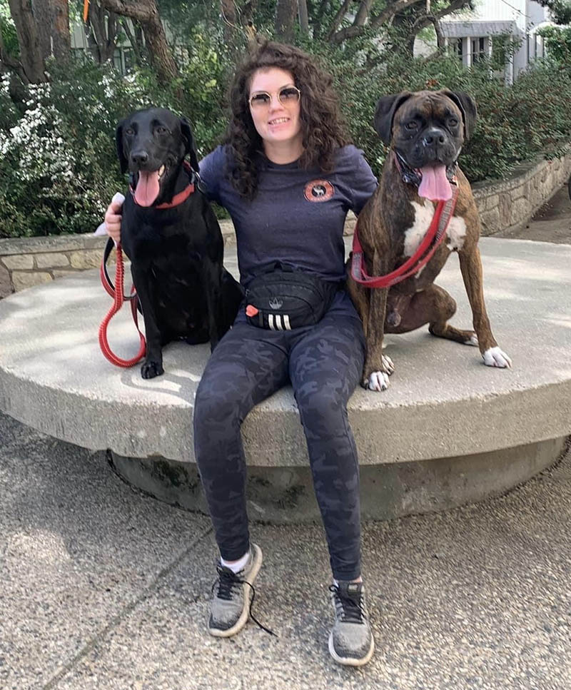 The PAWsitive Support Program team features graduate students, program staff, and USask and U of R faculty members and their dogs. (Photo: Submitted)