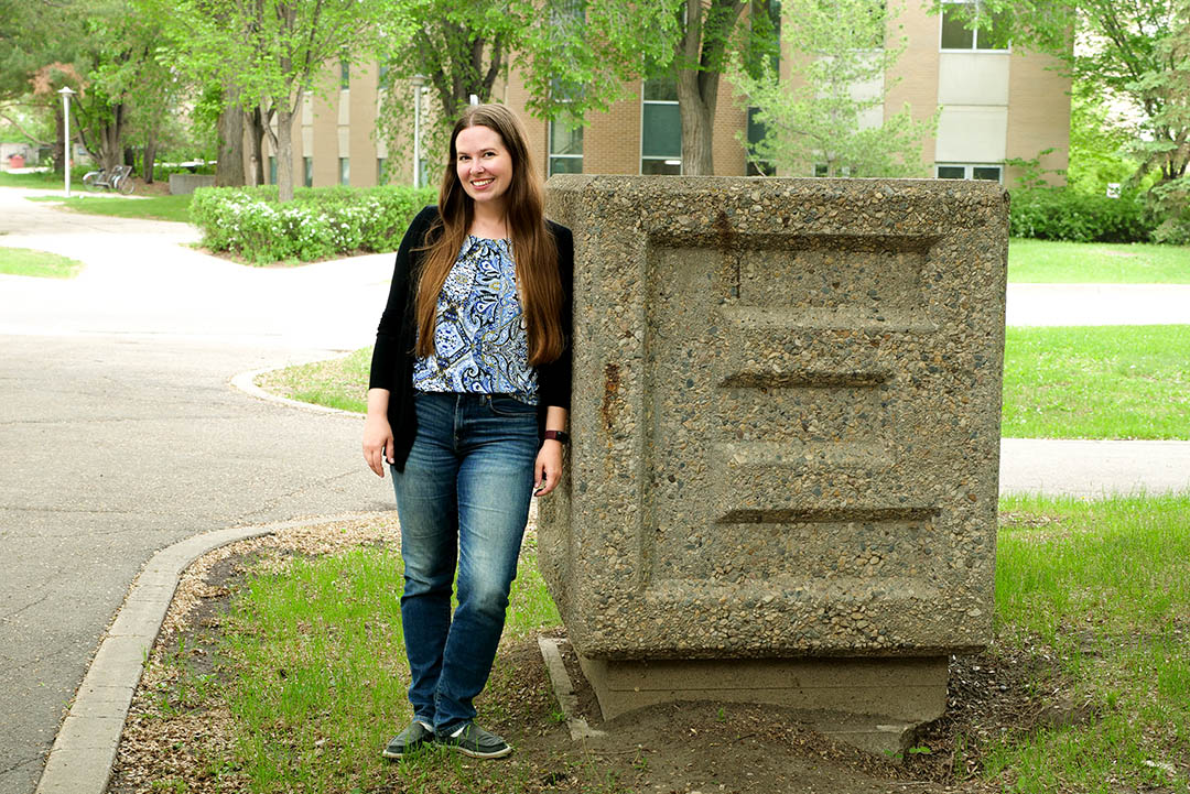 USask’s Dr. Reisha Peters (PhD) is passionate about teaching and wants to help students see themselves in the career by introducing engineering to students early on. (Photo: Erin Matthews/USask) 