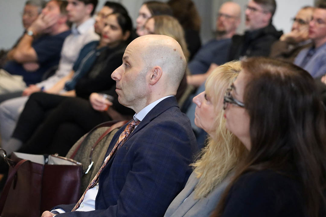 University of Saskatchewan (USask) Chief Financial Officer Deidre (Dee) Henne led her third Financial Town Hall on April 23, 2026. (Photo: Erica Schindel)