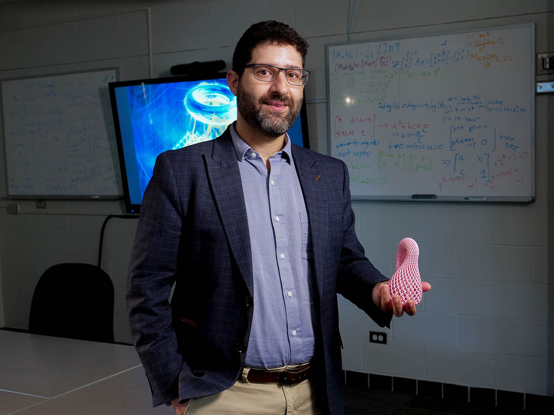 Alex Cebulski, a PhD candidate in USask's Department of Geography and Planning, uses advanced drone technology for snow and water research near the Coldwater Laboratory in Canmore, AB. (Supplied by Alex Cebulski)